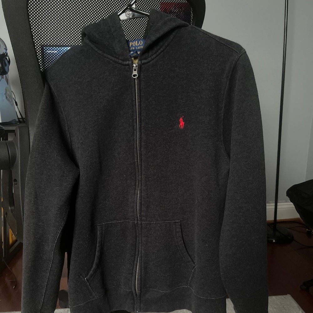 Polo Ralph Lauren Avery Heather Zip-Up Hoodie